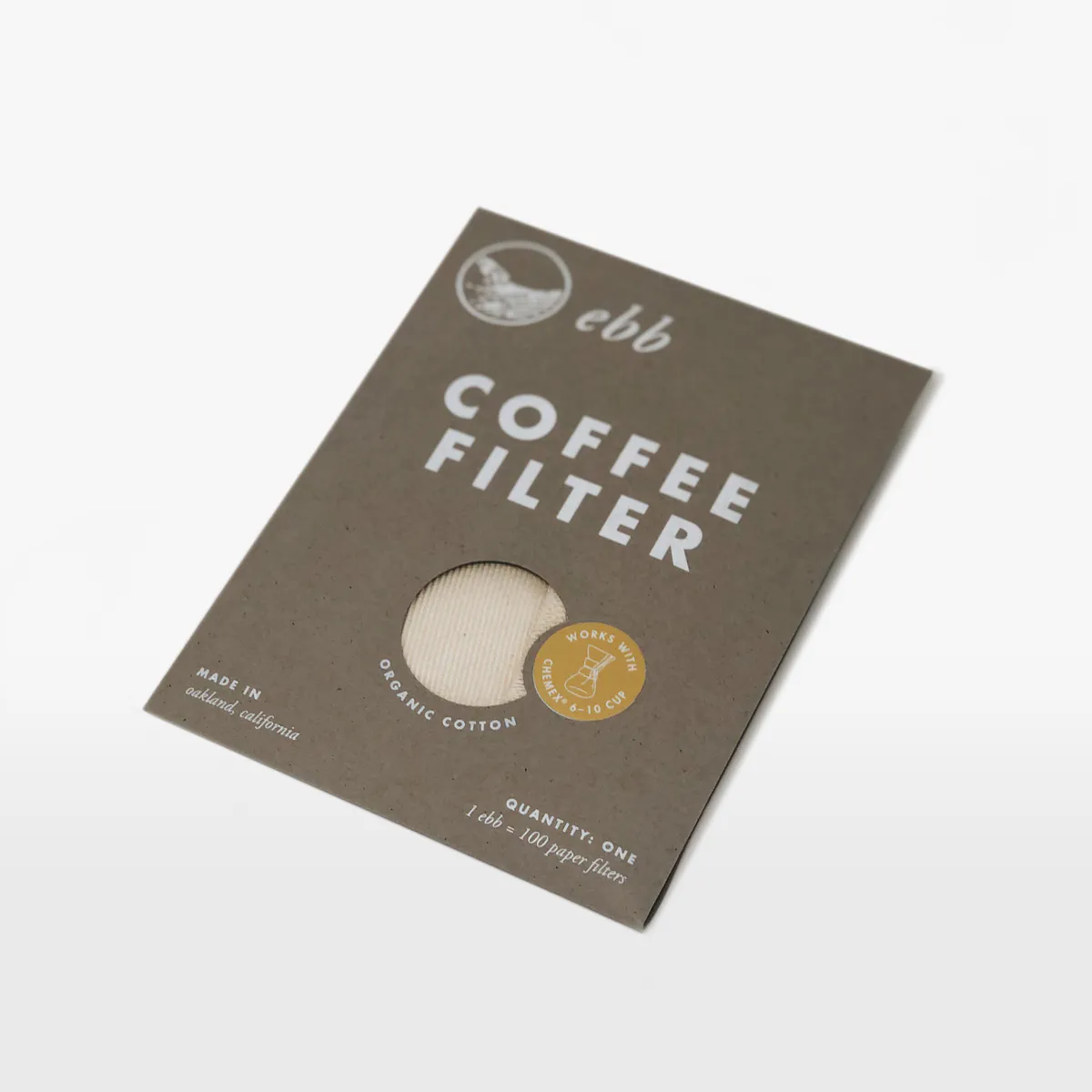 Ebb tøyfilter til chemex
